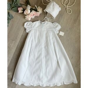 VERY RARE White Heirloom Special Occasion Gown Vintage Feltman Brothers  NWT